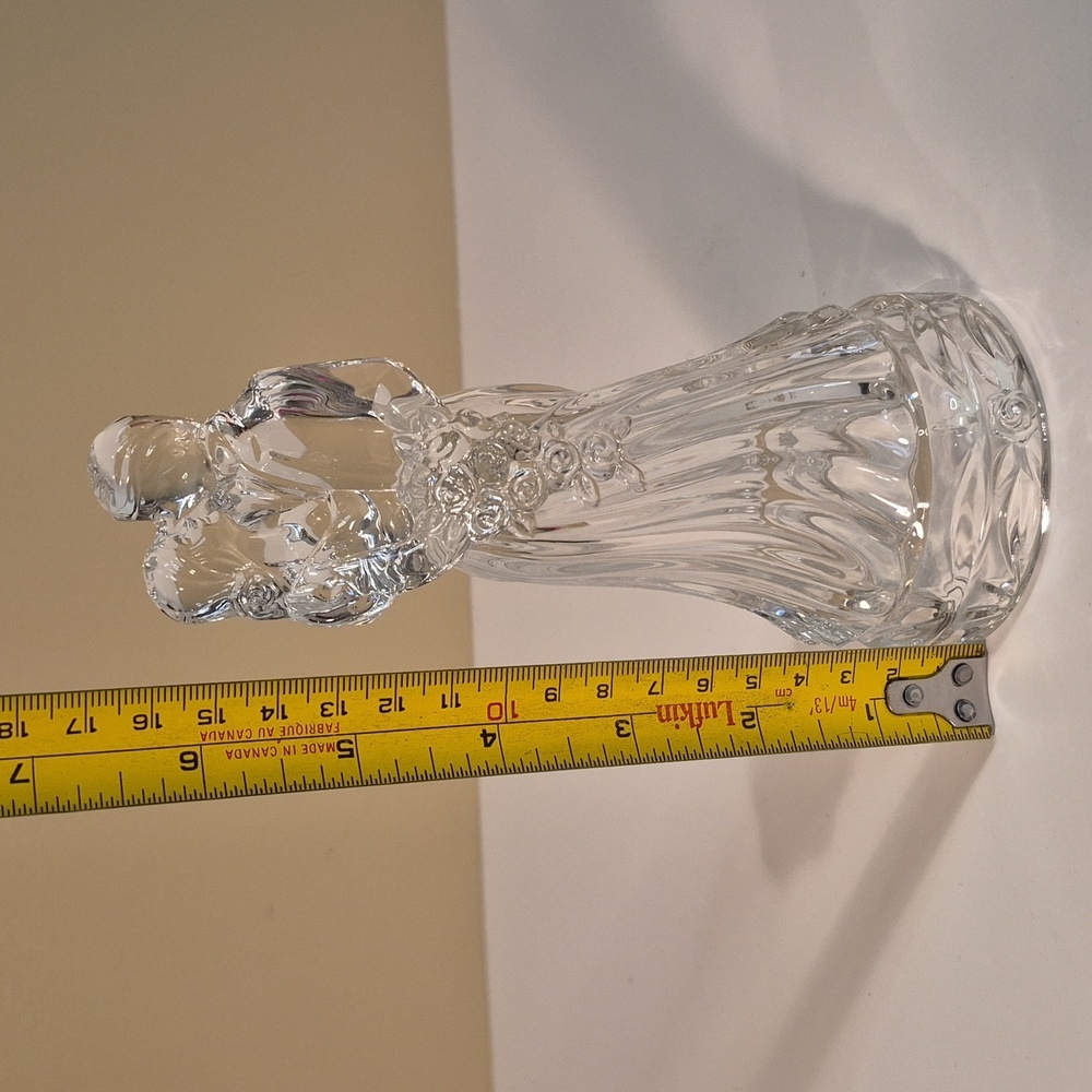 PRINCESS HOUSE 24% Lead Crystal Bride & Groom Wedding Cake Topper Figurine - Picture 12 of 15